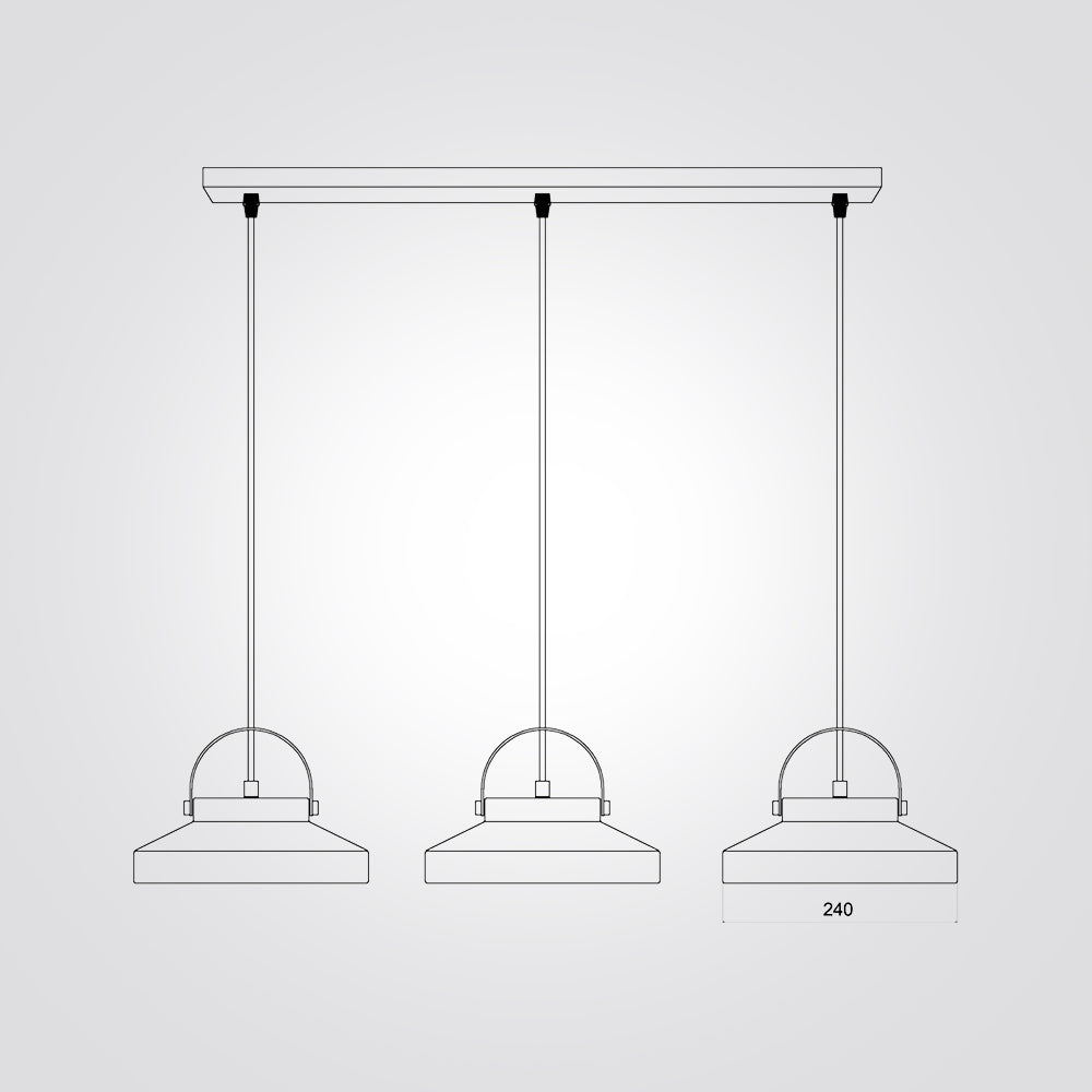 מנורת תליה שלישיה ירין