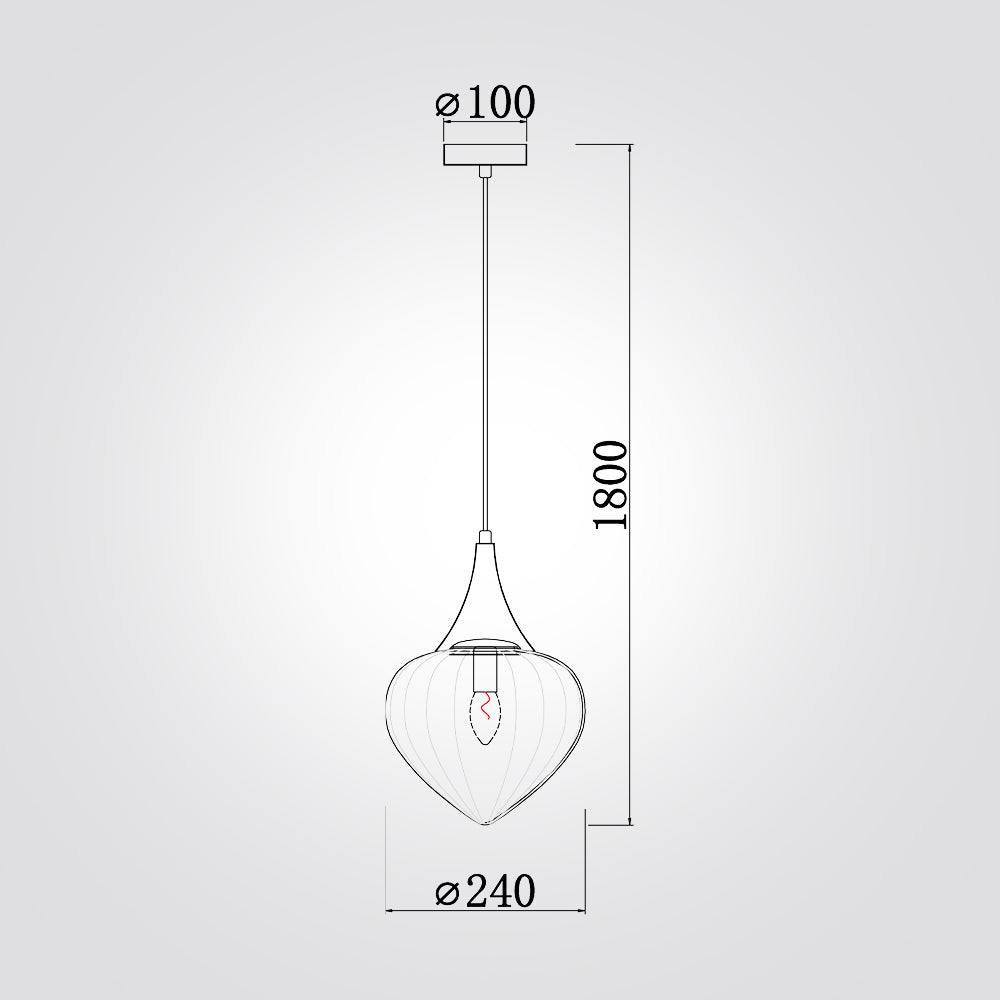 מנורת תלייה סאני שחור| פליז