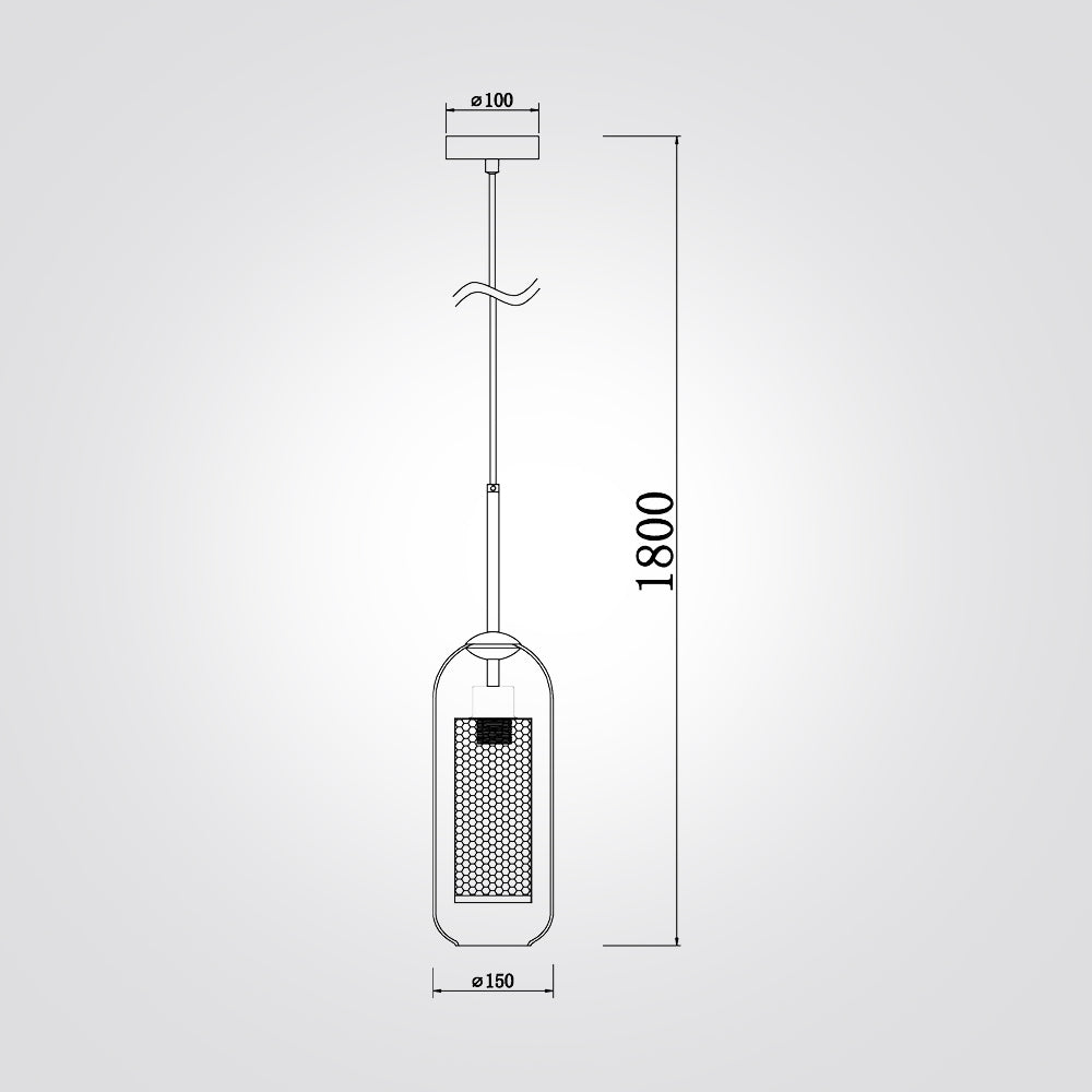 מנורת תלייה ז'נבה דגם| A