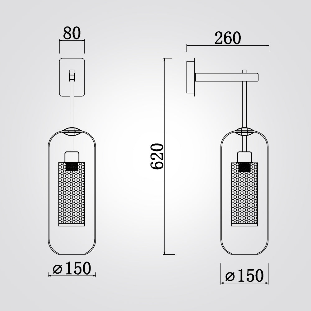 מנורת קיר ז'נבה דגם| AW