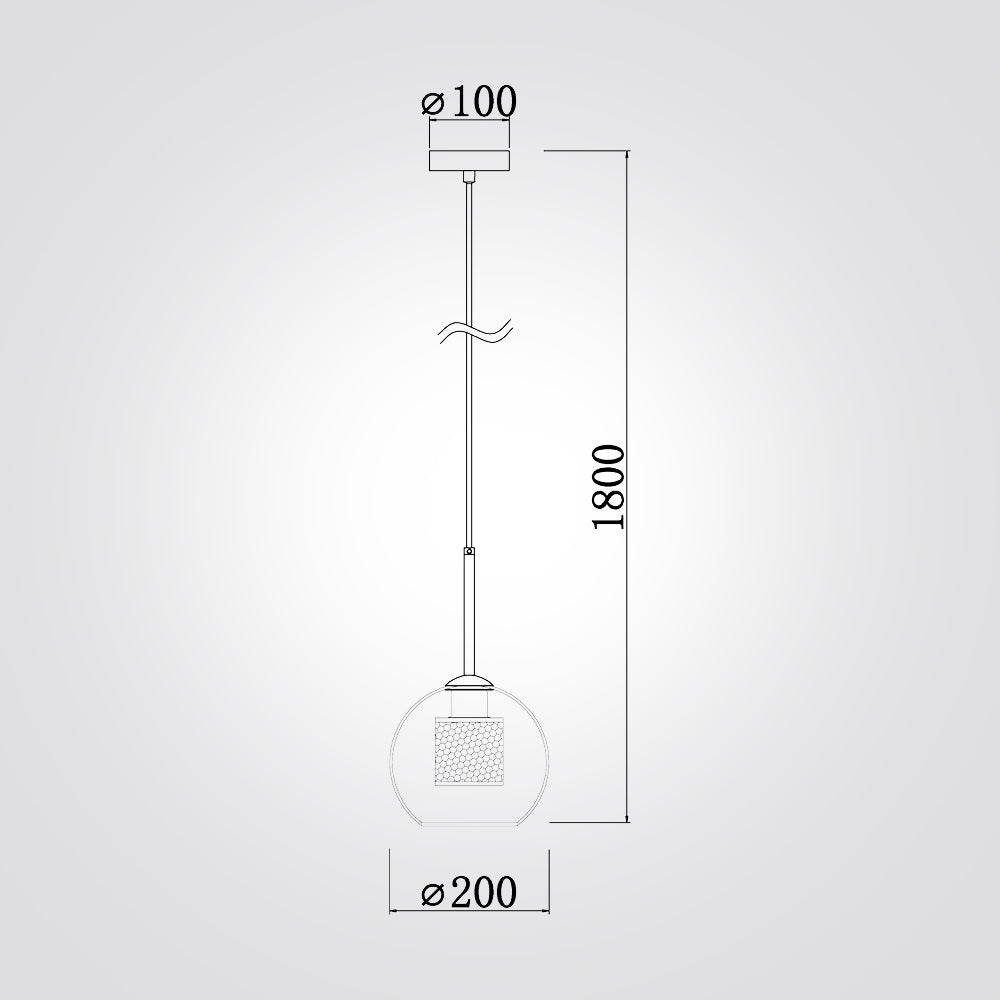 מנורת תלייה ז'נבה דגם| B