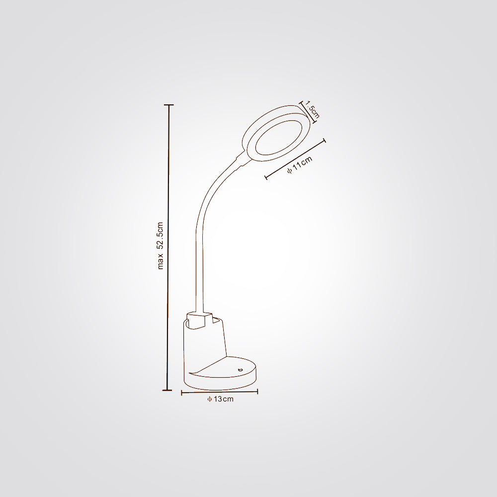 מנורת שולחן סרי לד (עם קופסה לעטים)