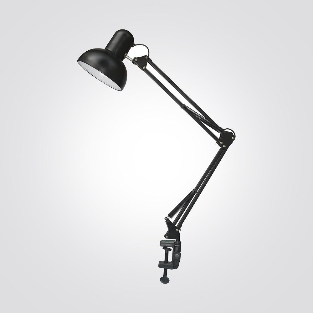 מנורת שולחן שרטוט קליפס שחור| לבן|כחול| כסף