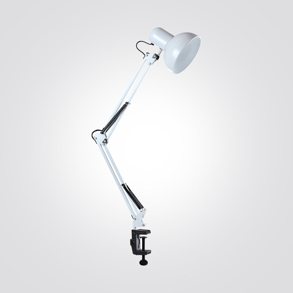 מנורת שולחן שרטוט קליפס שחור| לבן|כחול| כסף