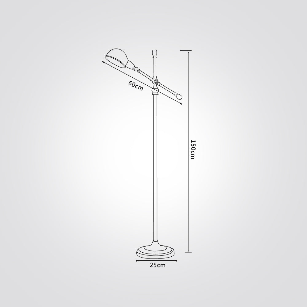 עמוד סימה מתכוונן-פליז