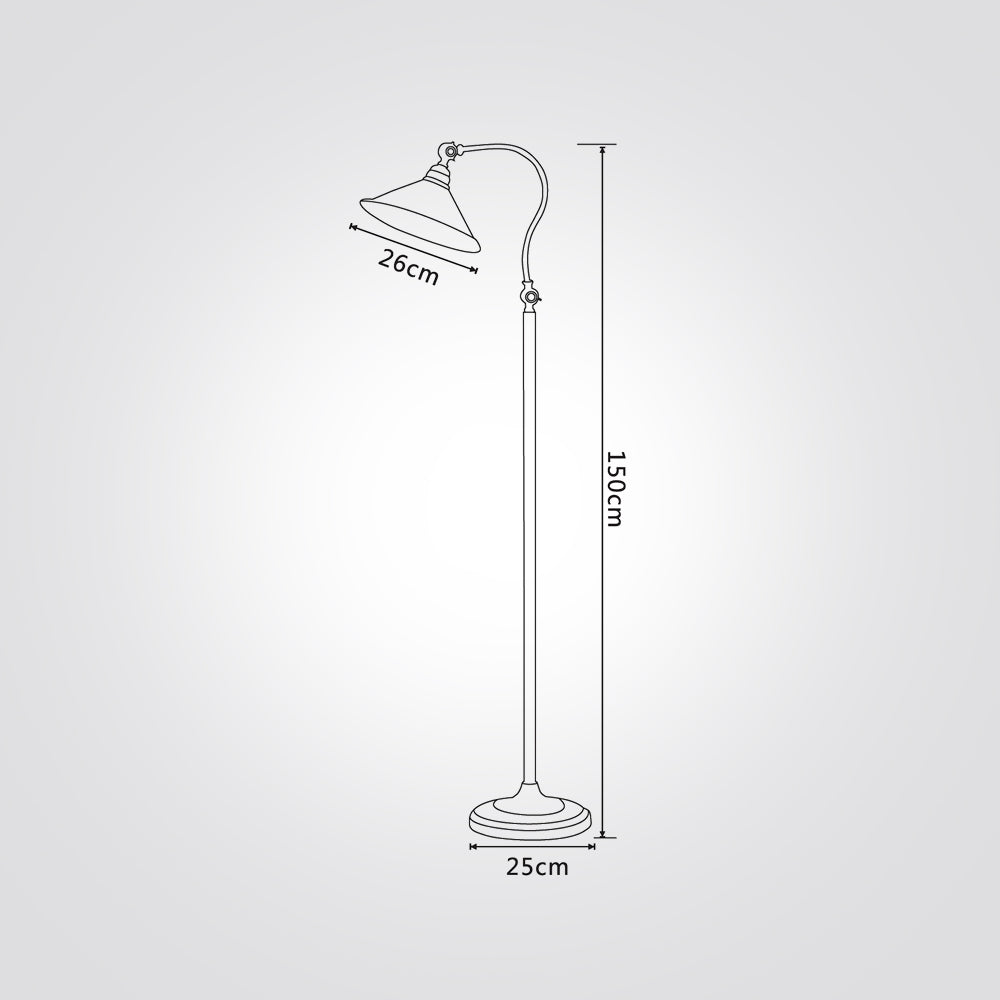 מנורת עמידה סימה מעוצב-שחור