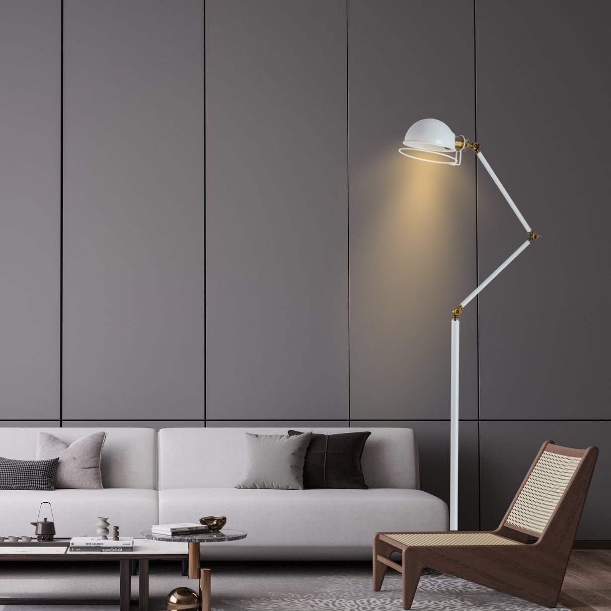 מנורת עמידה יוסי מתכוונן