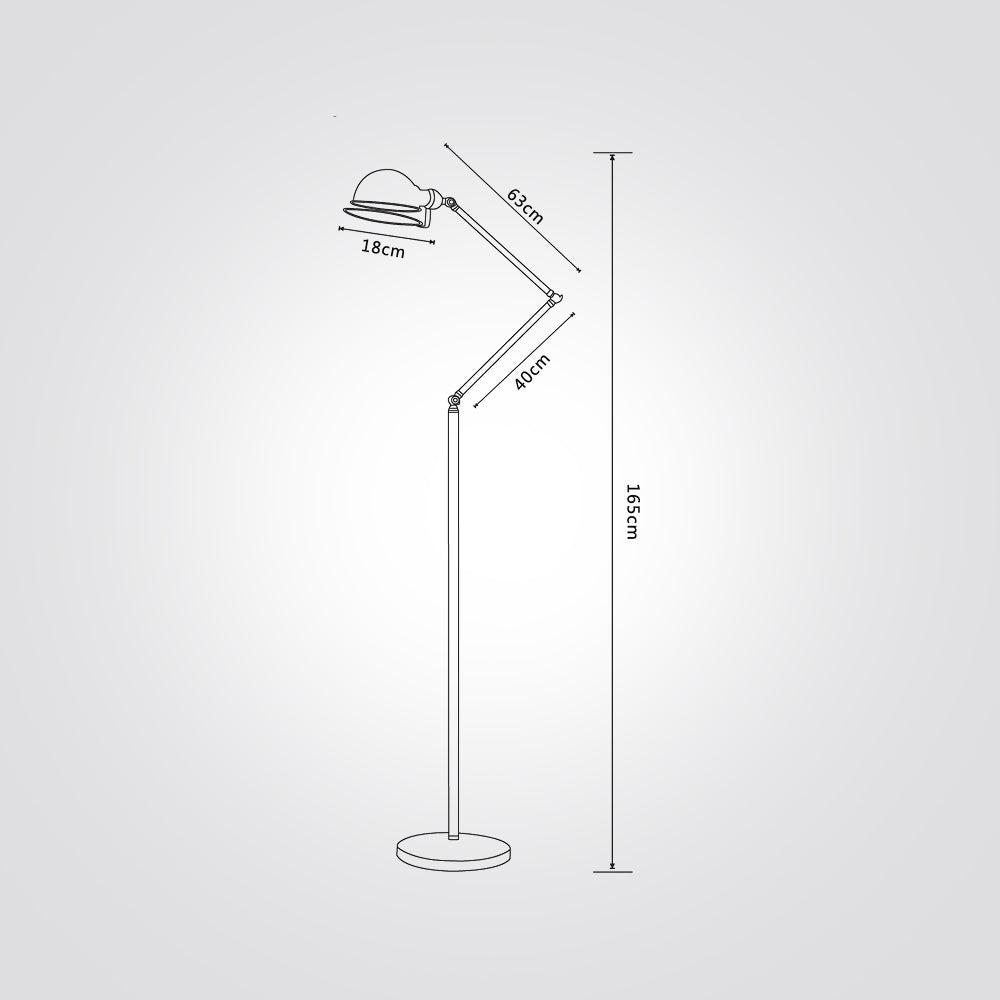 מנורת עמידה יוסי מתכוונן