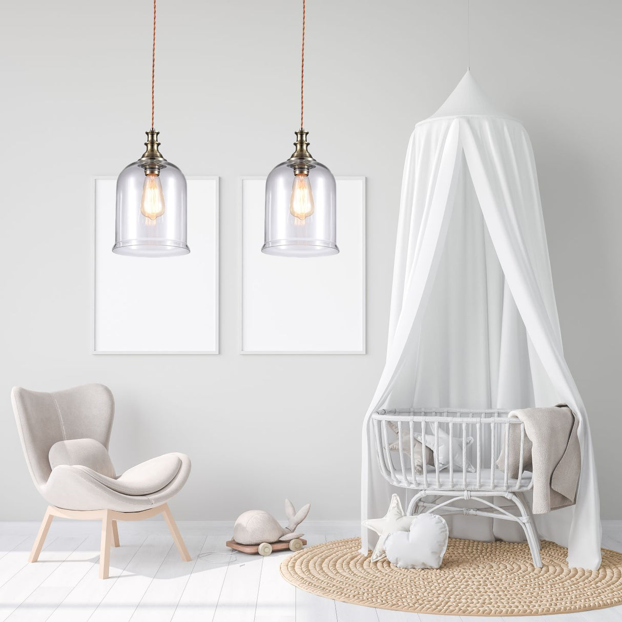 מנורת תליה לידור פליז