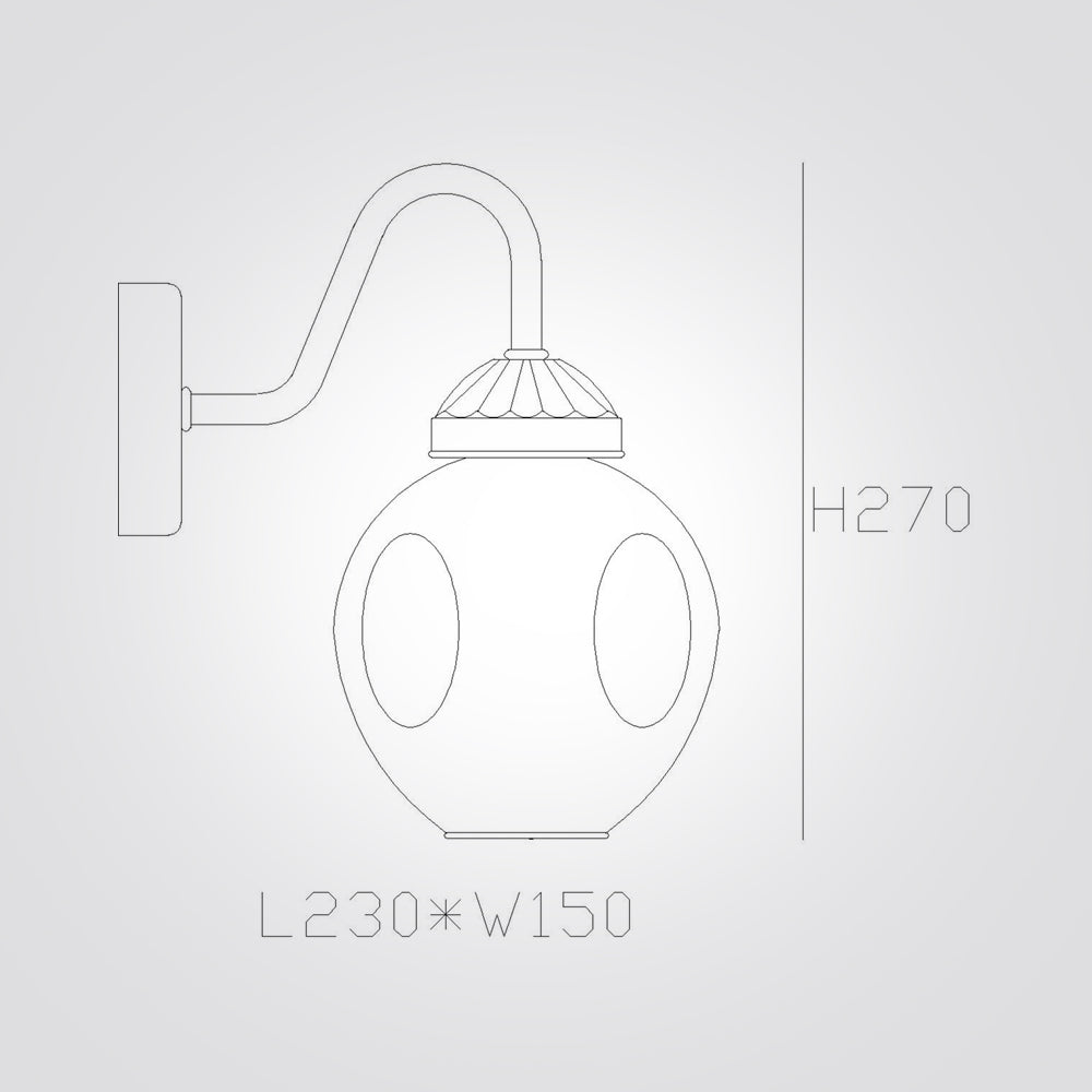 מנורת קיר טלמור-פליז דגם A