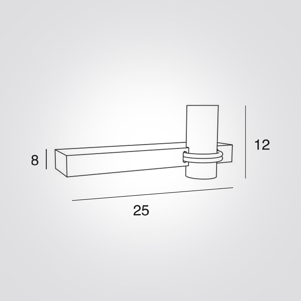 מנורת קיר סאמר שחור