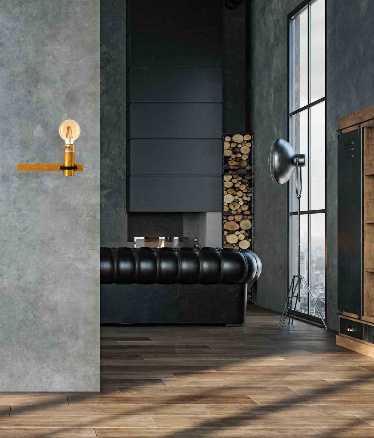 מנורת קיר סאמר A פליז