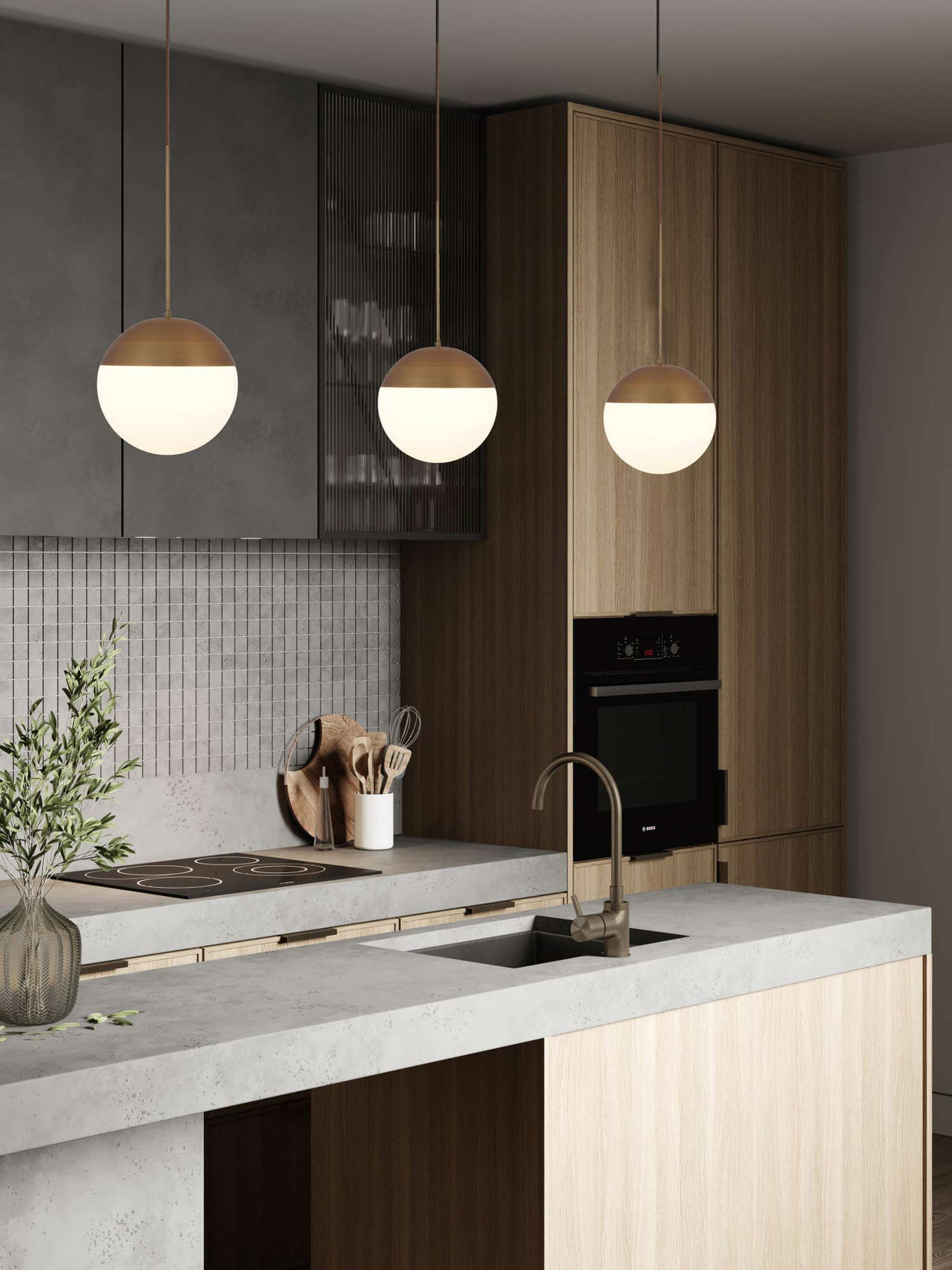 מנורת תלייה היבה | פליז| Φ40| Φ50