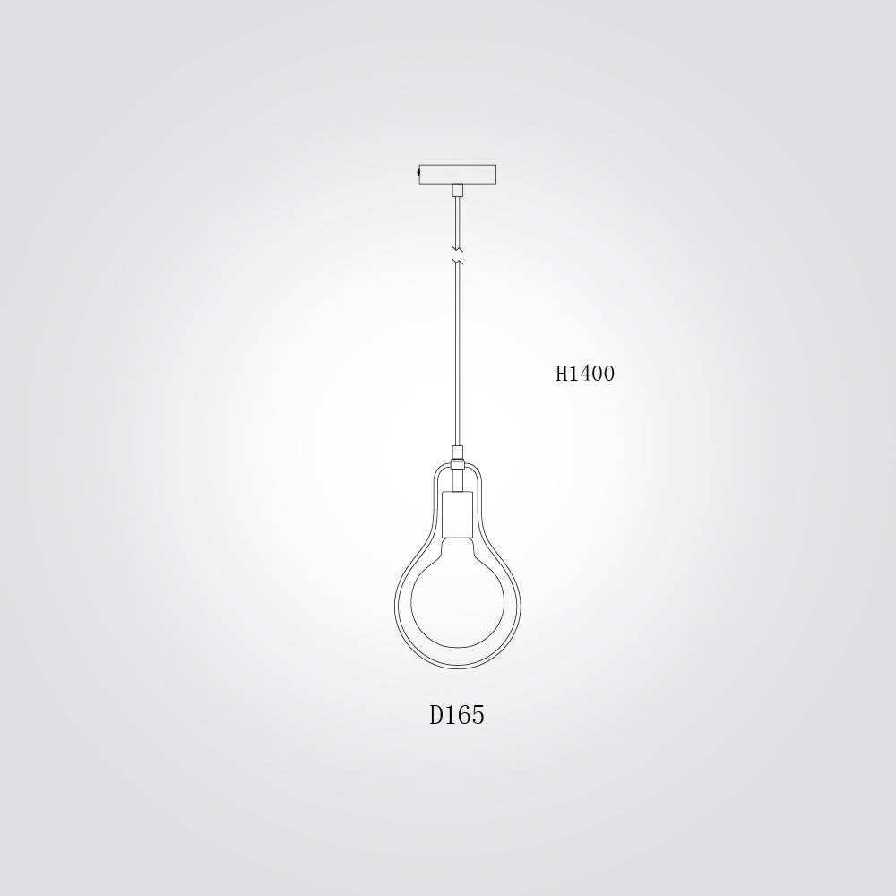 מנורת תליה הילה בודד