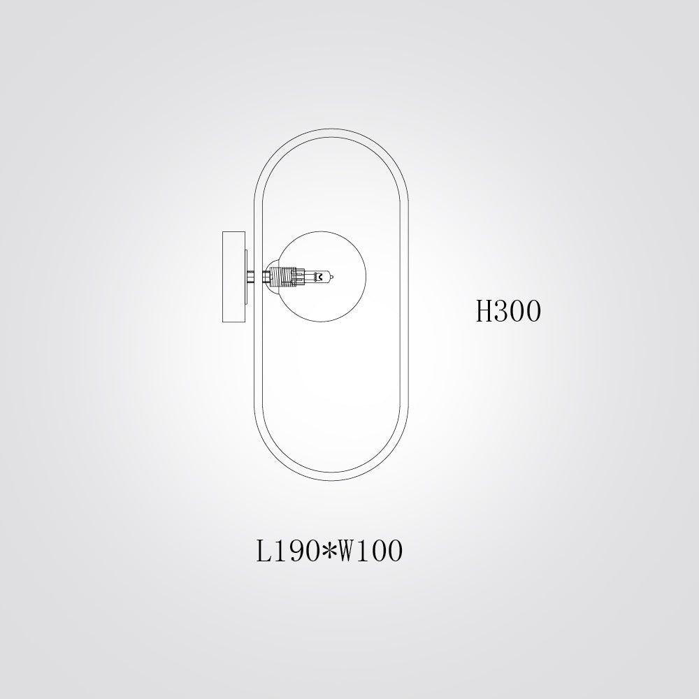 מנורת קיר ינאי צבע זהב
