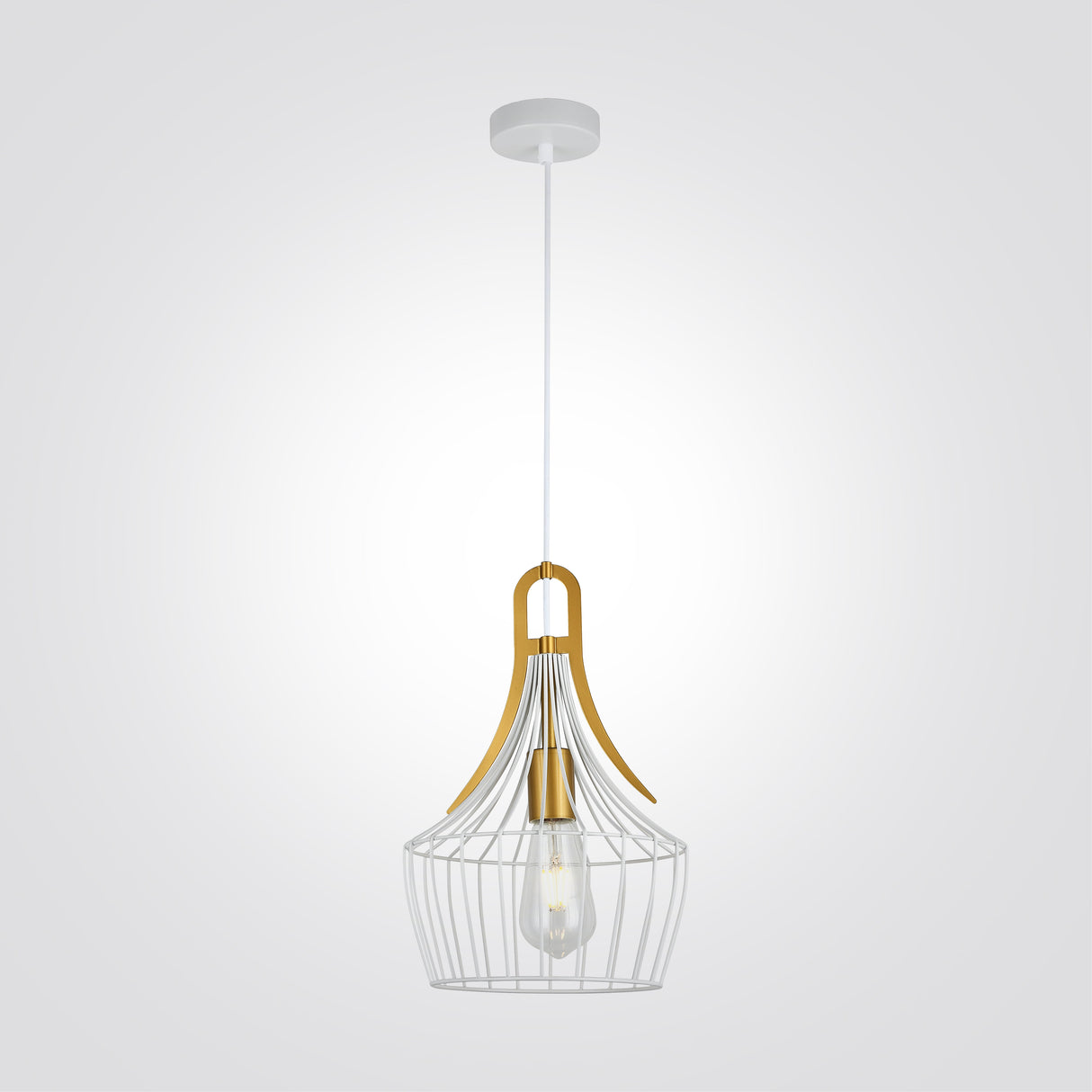 מנורת תליה כנרת| לבן| שחור