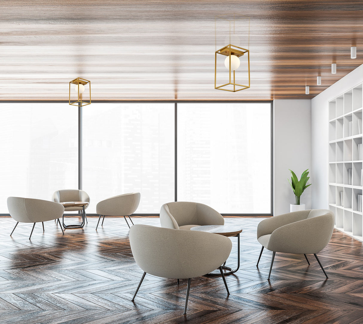 צמוד תקרה מטר| זהב| בודד