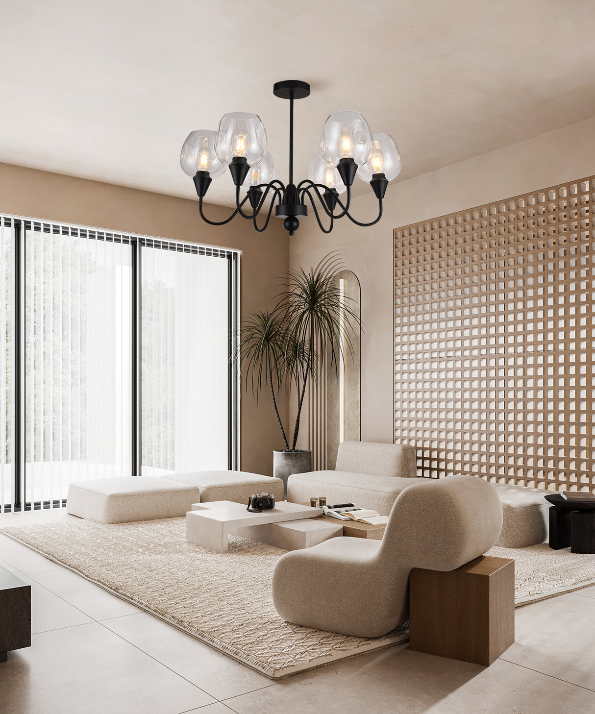 מנורת תליה האטאי שישיה