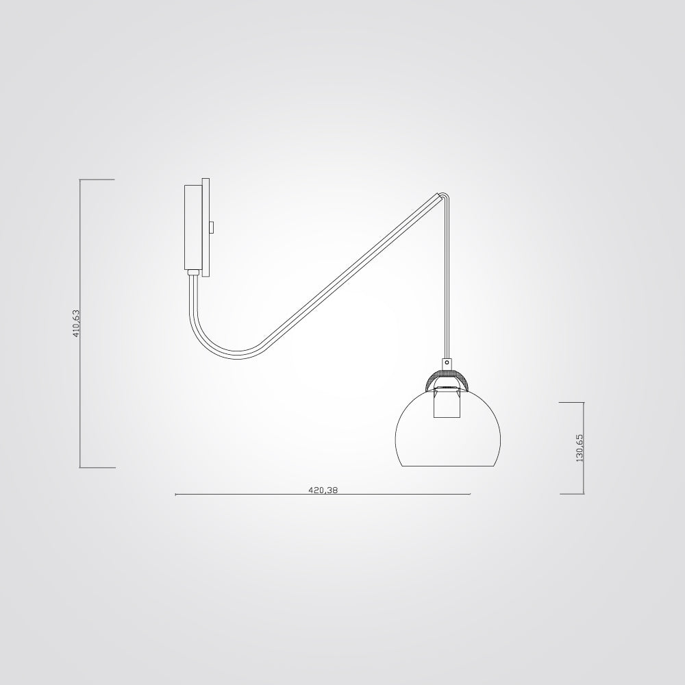 מנורת קיר ליאמי שלישיה דגם AW