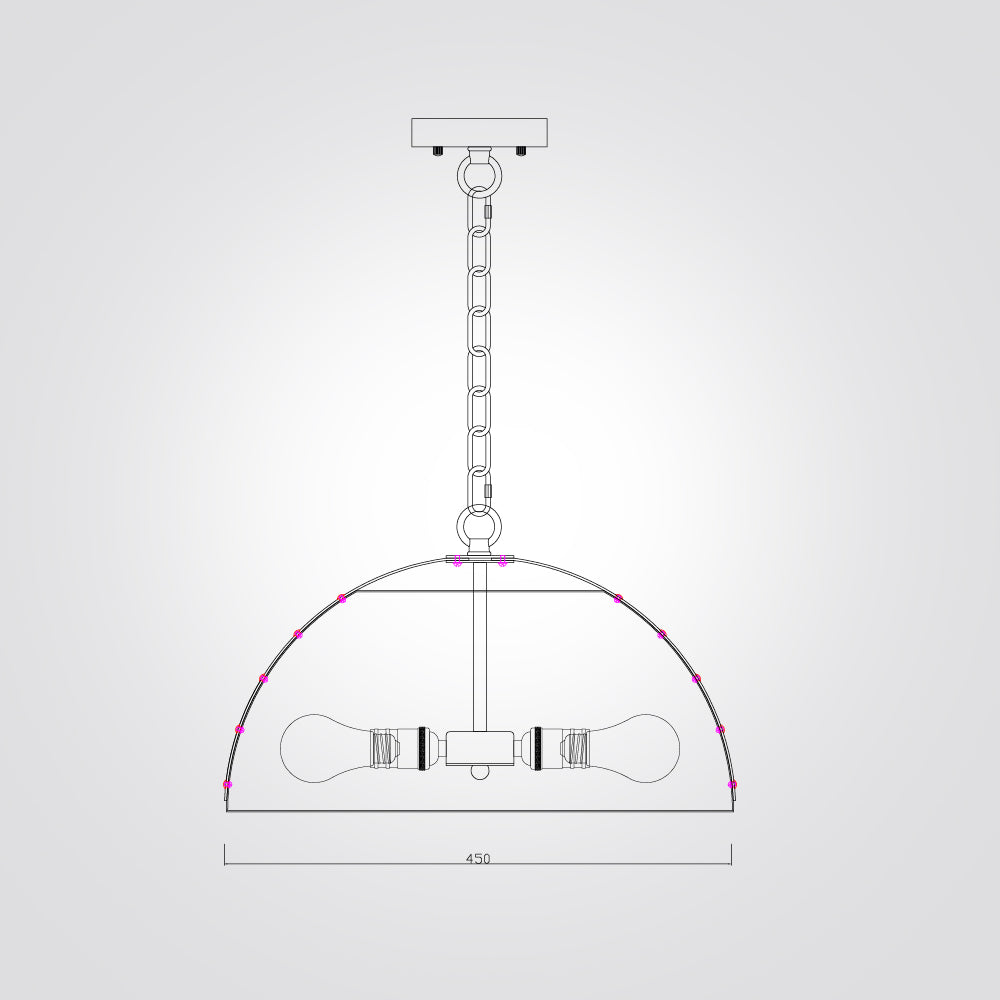 מנורת תליה רדקליף דגם C