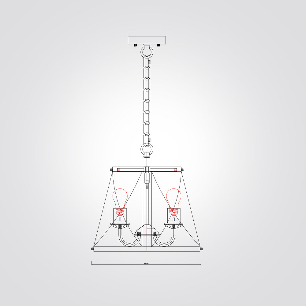 מנורת תליה רדקליף דגם D