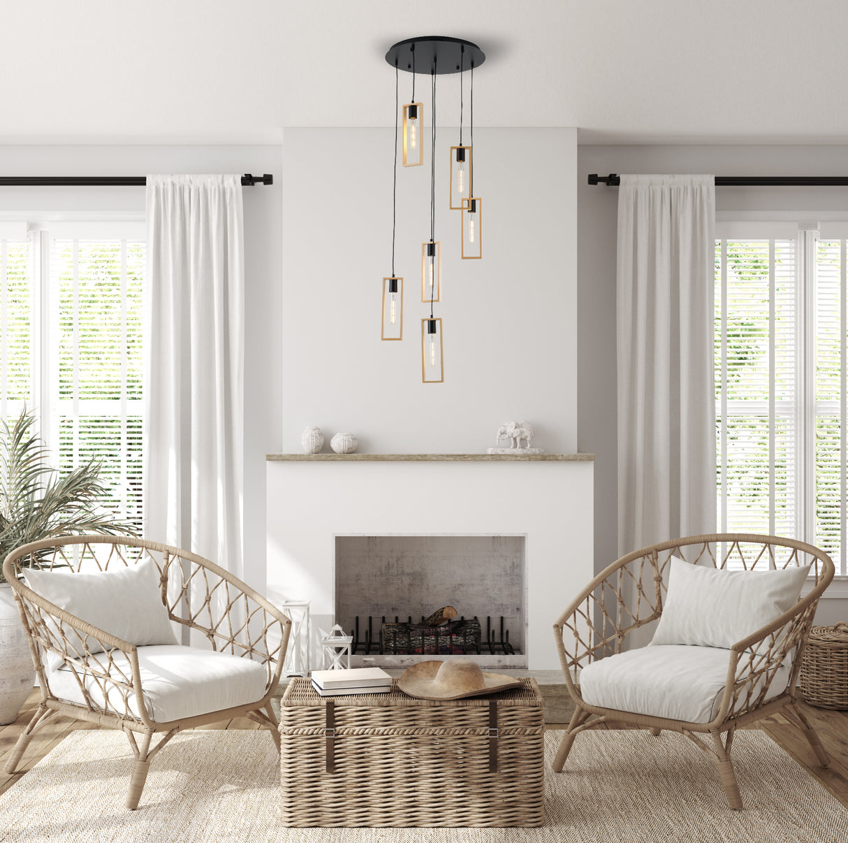 מנורת תליה ממובאי שישייה דגם C