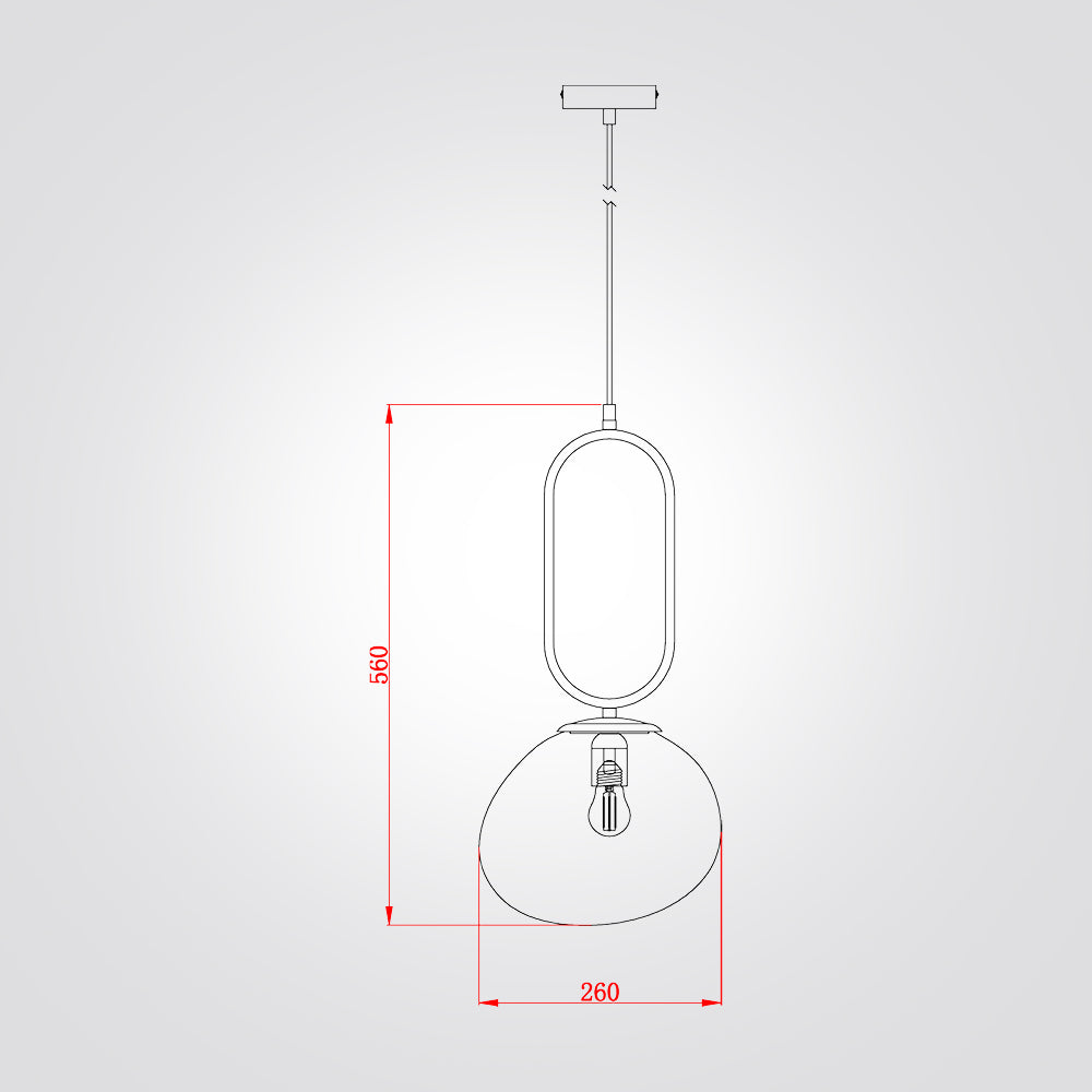 מנורת תלייה פראג דגם| M
