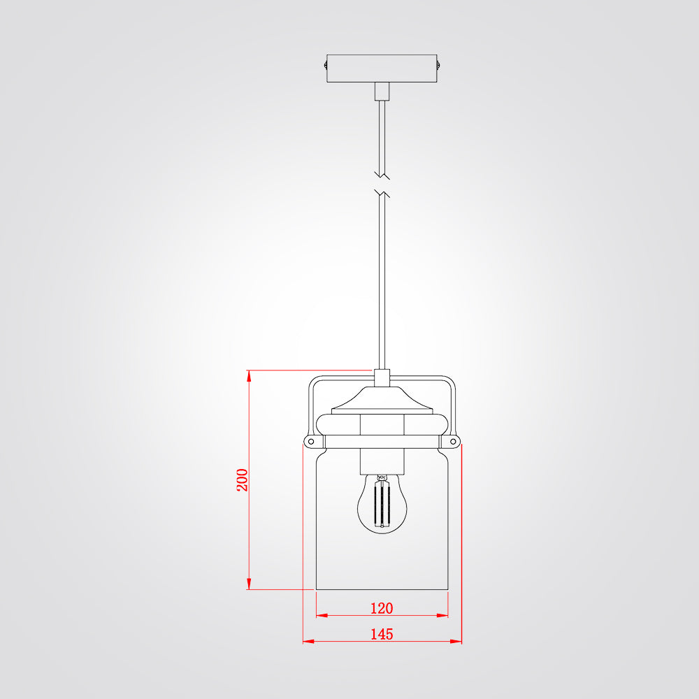 מנורת תלייה בודד וינה