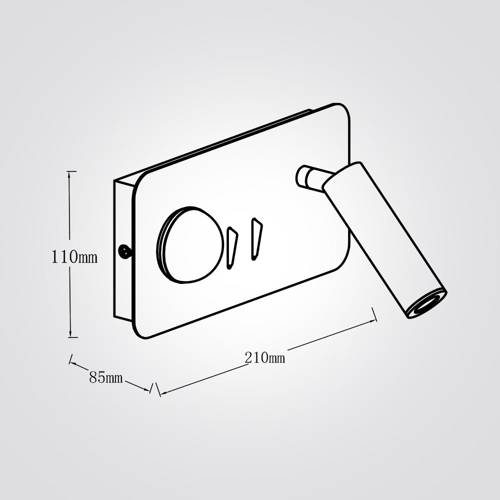 מנורת קיר ספוט דאם