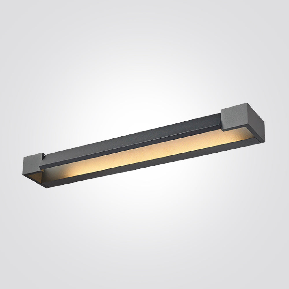 מנורת קיר רון | שחור| פליז| לבן| 30| 60|90 | ס"מ