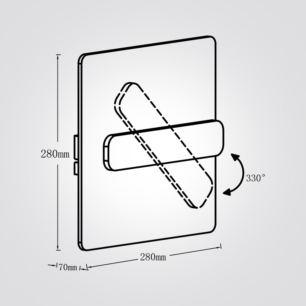 מנורת קיר לוסי לד עץ