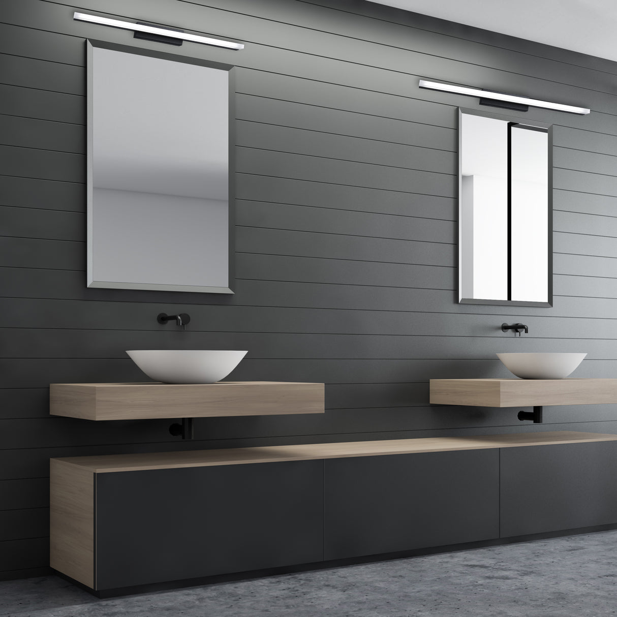 מנורת קיר סאמי לד 10W| 14W| 22W| שחור