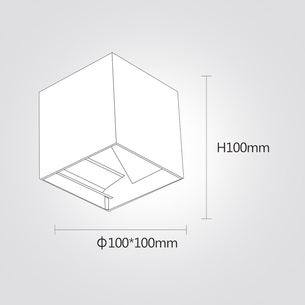 מנורת קיר סול אפ-דאון| זהב