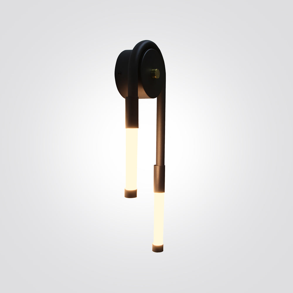 מנורת קיר פילי שחור 24W