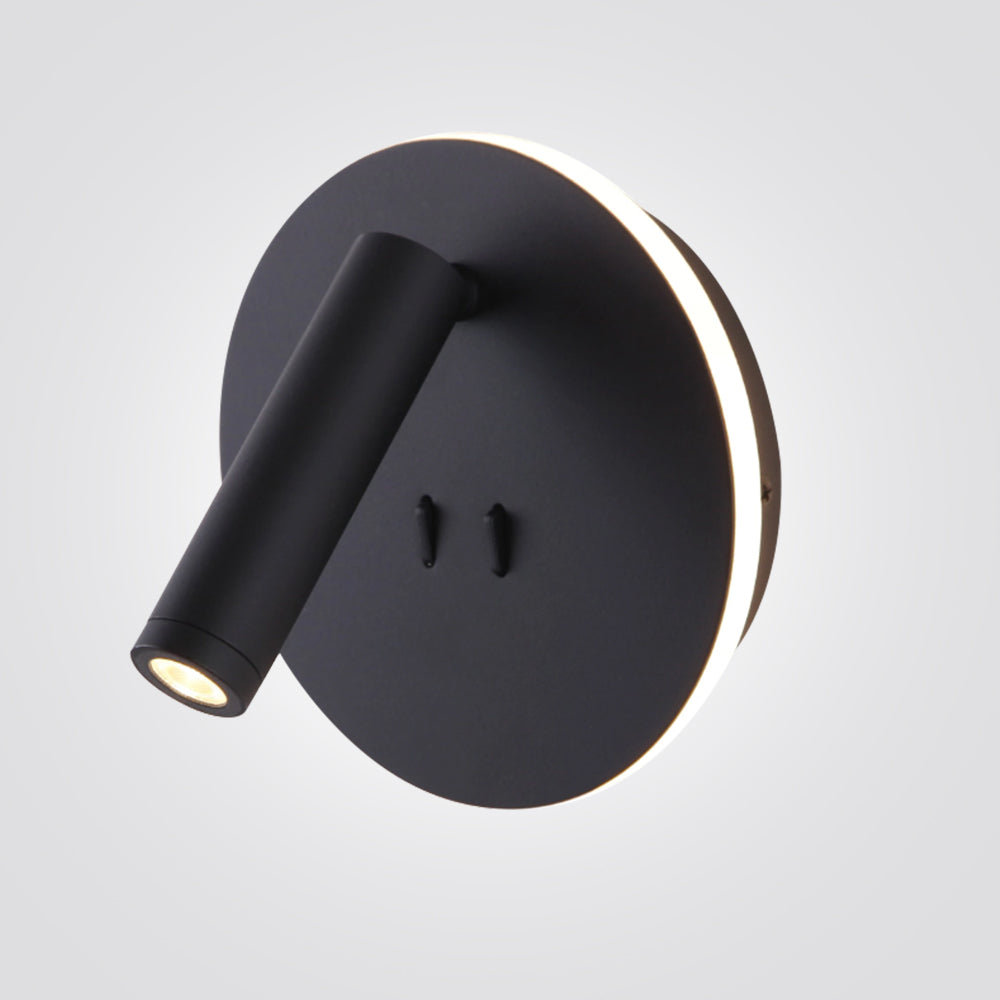 מנורת קיר קאסטרו עגול| זהב| לבן| שחור