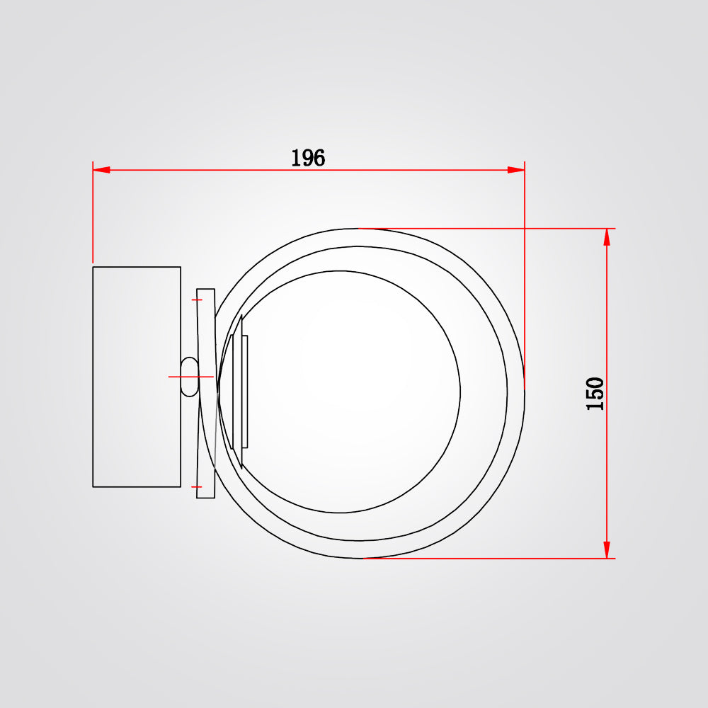 מנורת קיר סבא לד דגם C