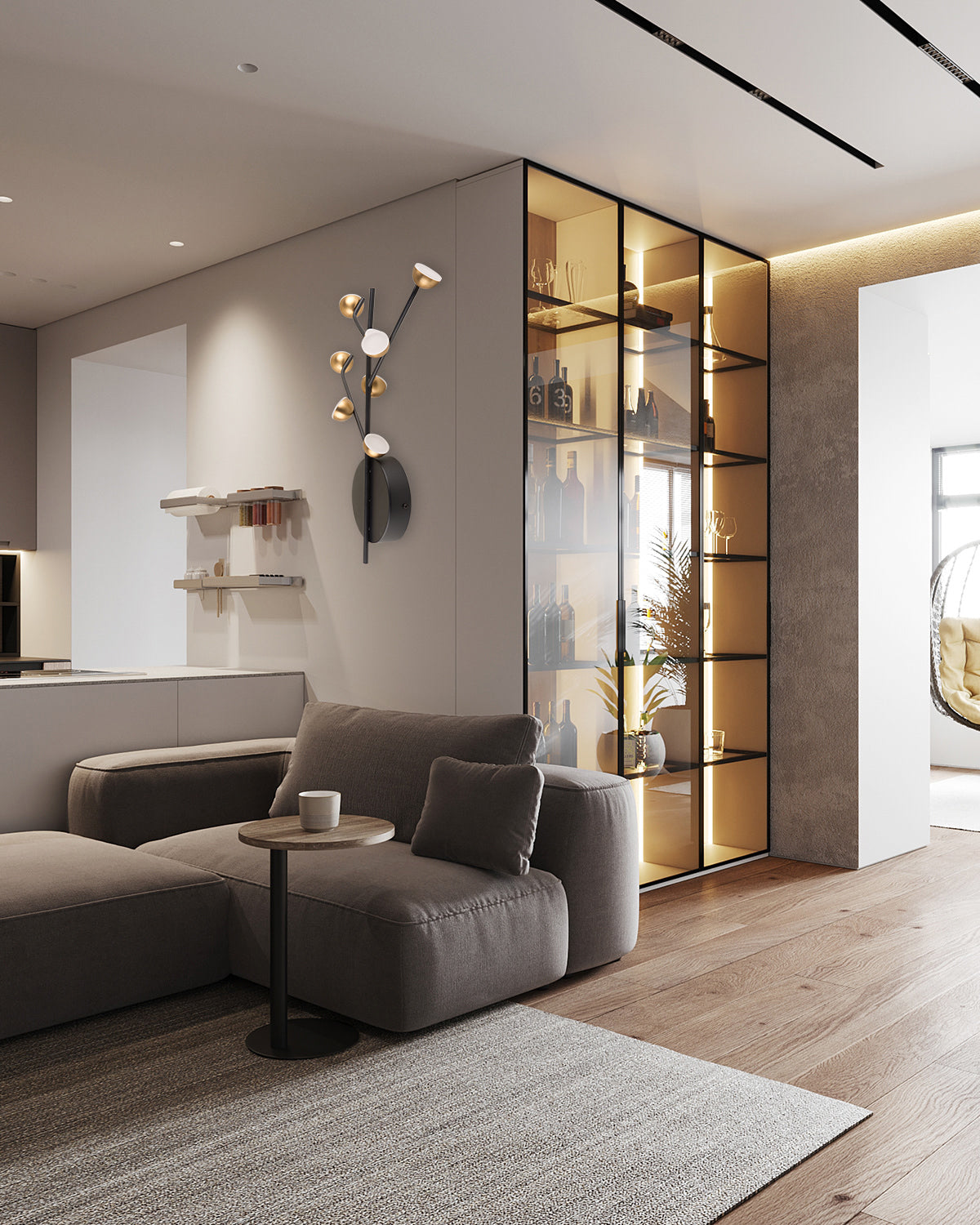 מנורת קיר סבא לד דגם D