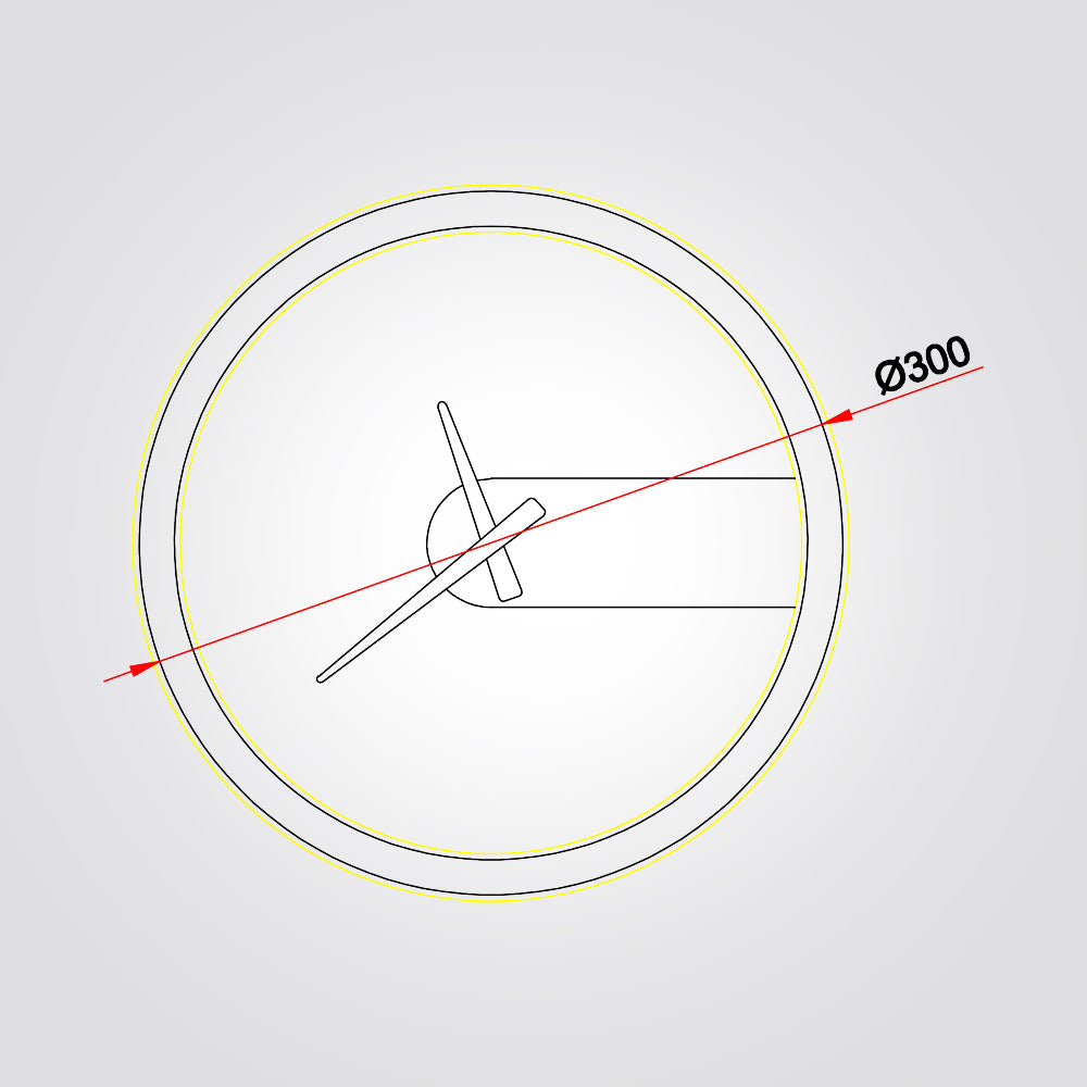 מנורת קיר שעון מונטגו דגם| A