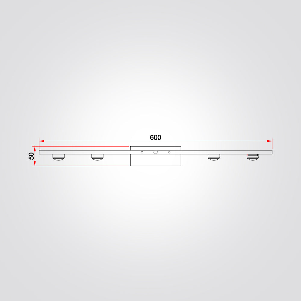 מנורת קיר טיגרה שחור דגם| E