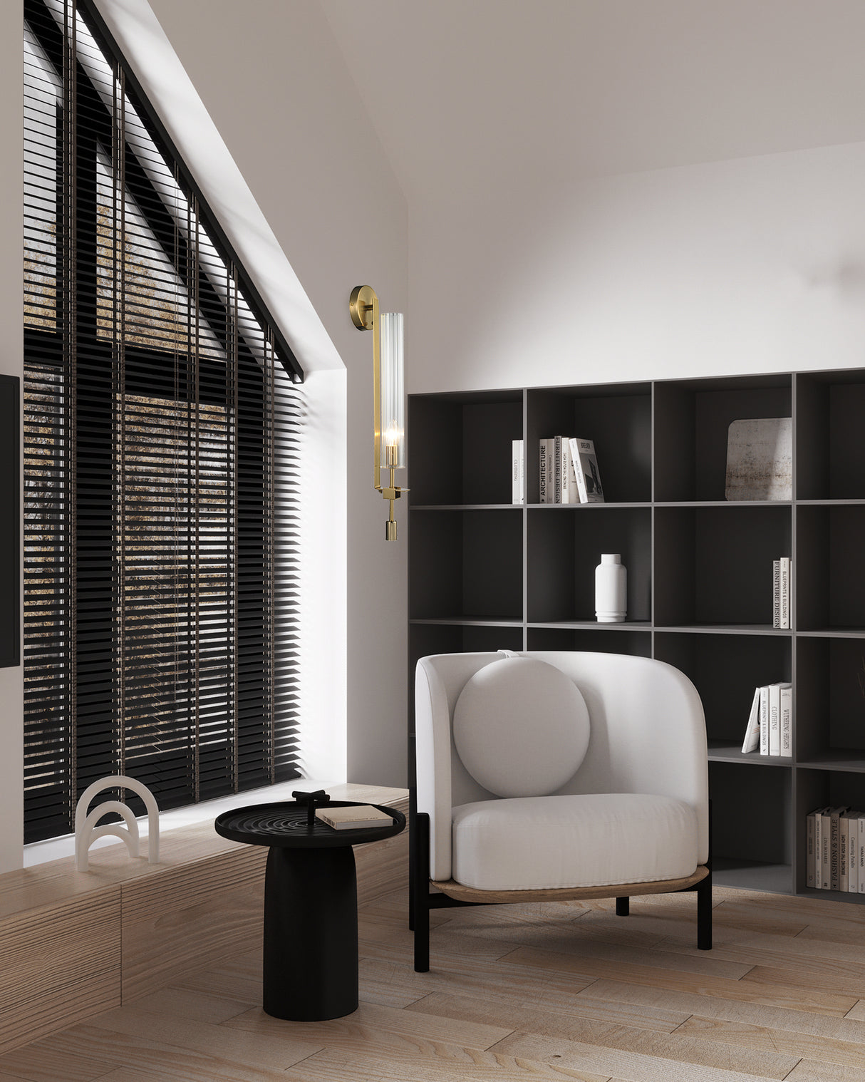 מנורת קיר מוקה פליז דגם| B