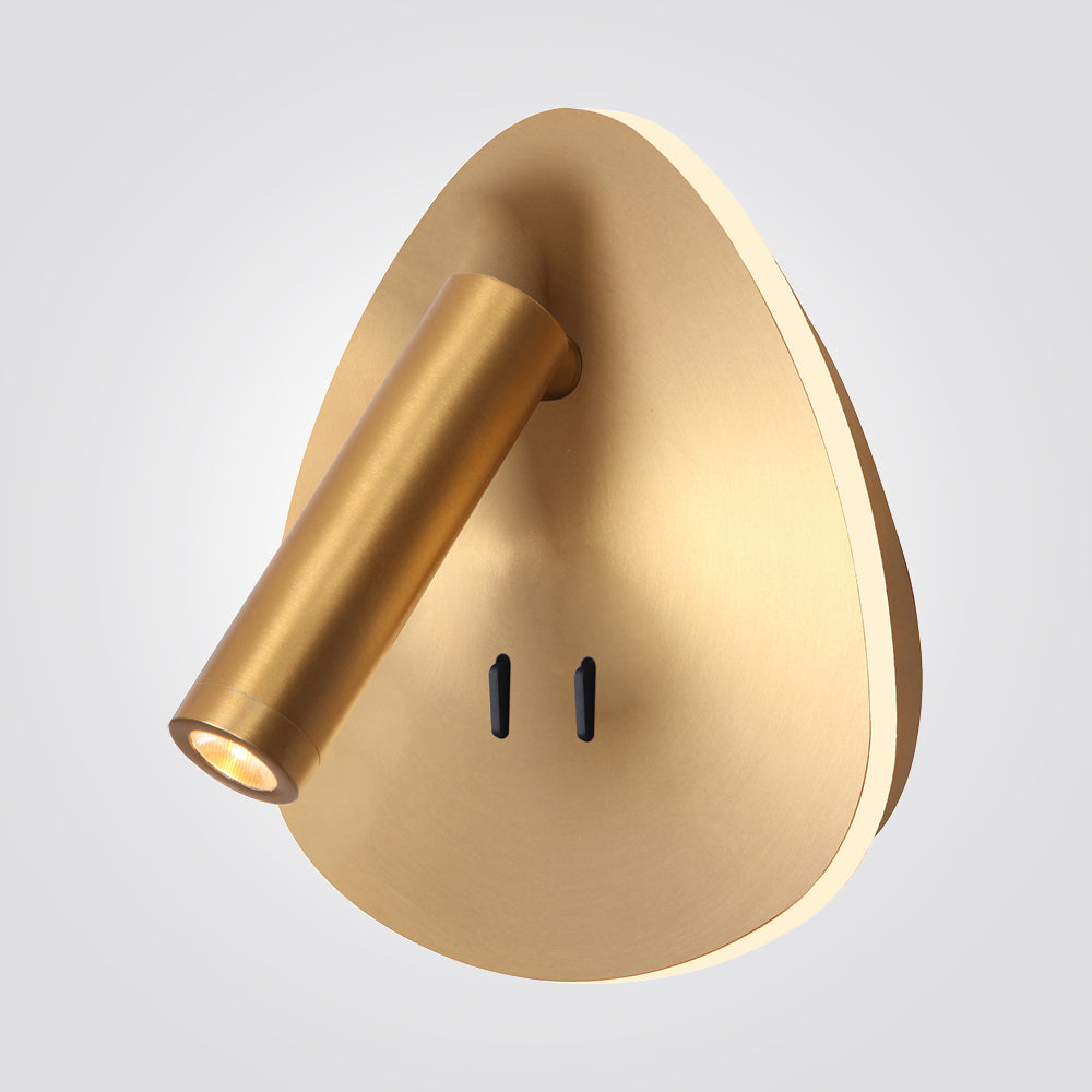 מנורת קיר אספן | זהב| לבן| שחור