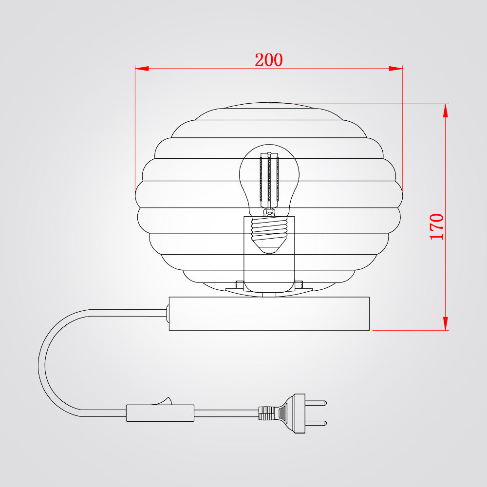 מנורת שולחן אריזונה