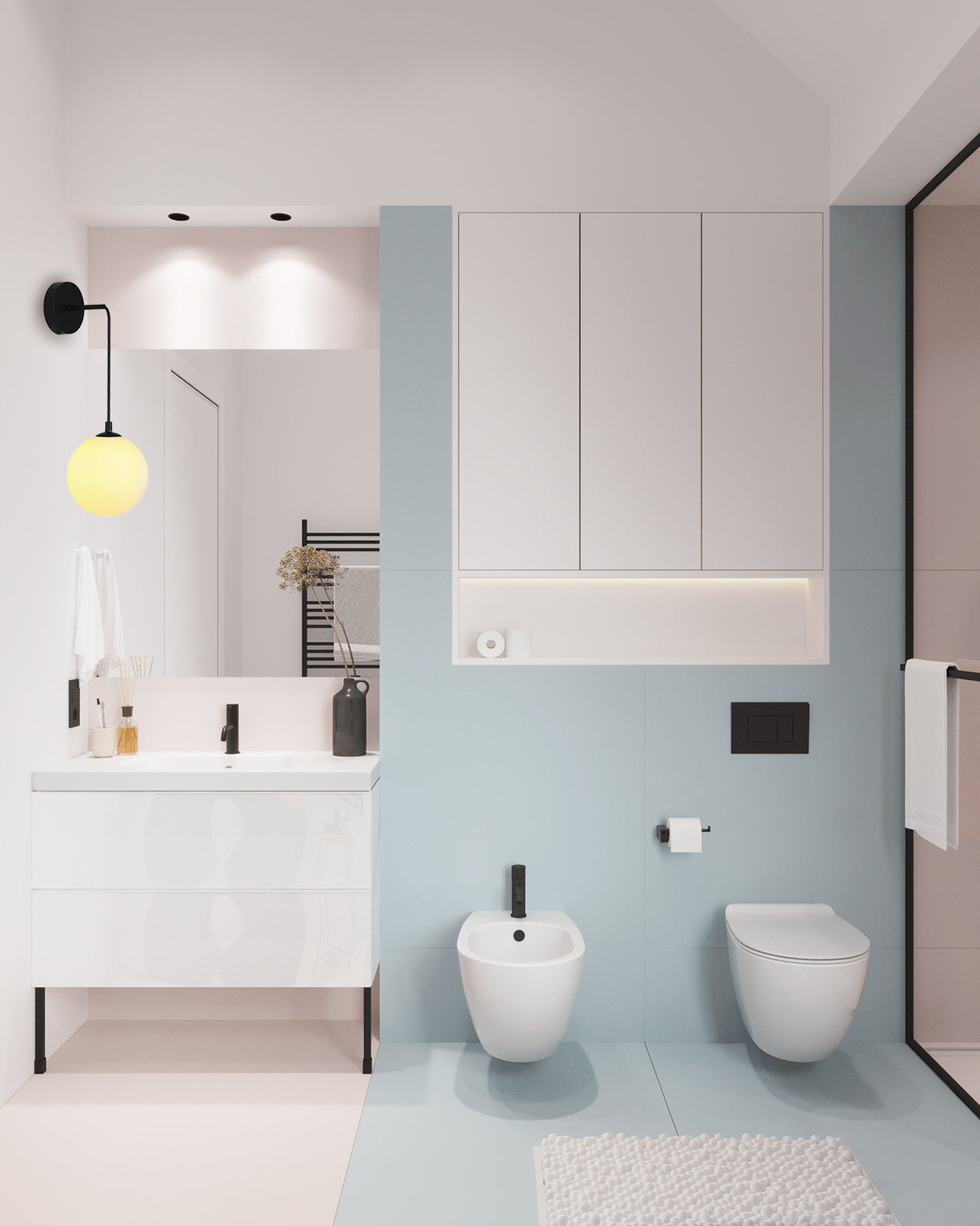 מנורת קיר נבדה דגם|B