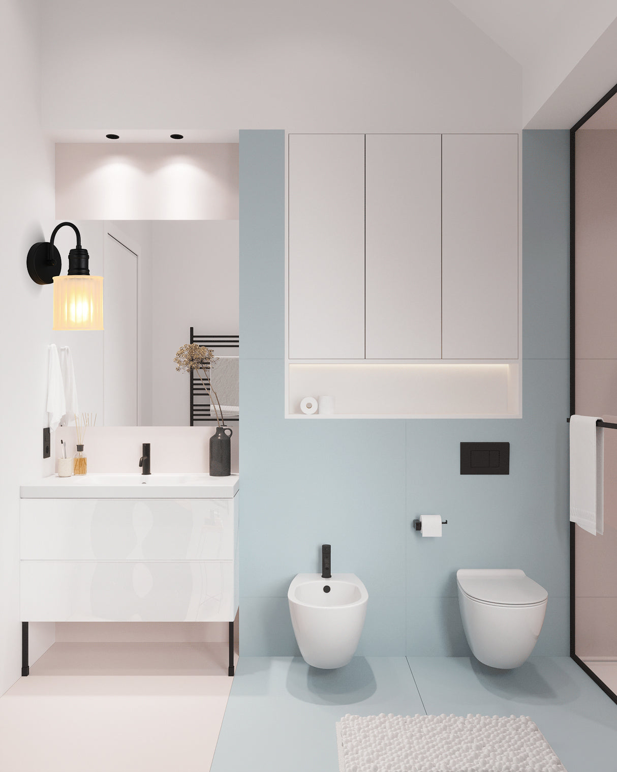 מנורת קיר קנזס| שחור