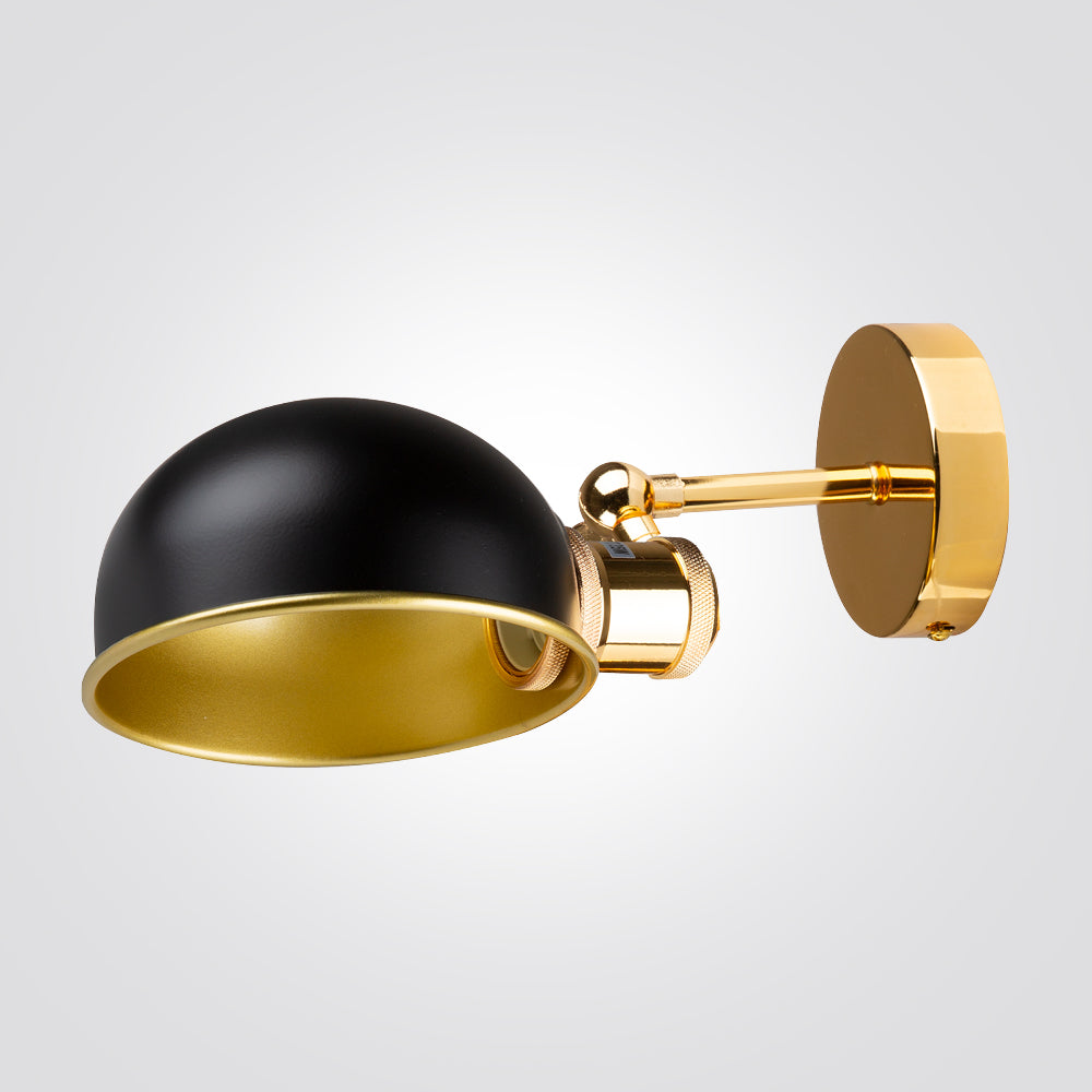 מנורת קיר דיליאנה עתיק שחור ופליז