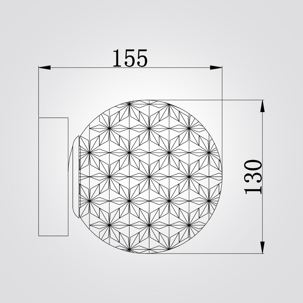 מנורת קיר בראדא דגם B זהב| G9