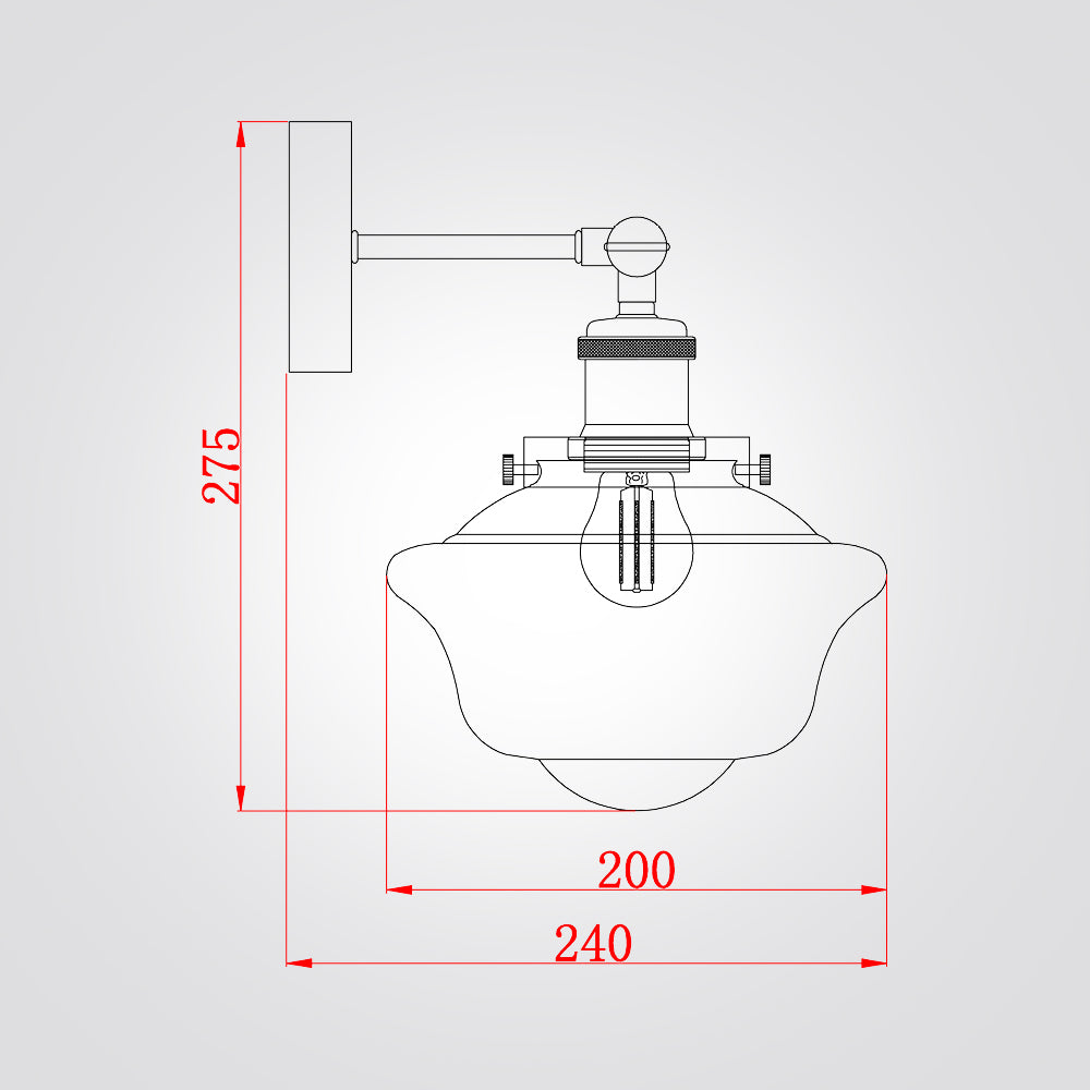 מנורת קיר סיוויק| דגם B