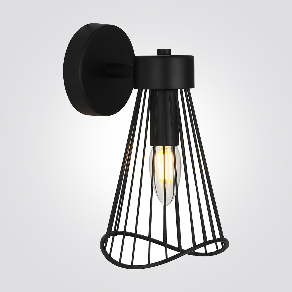 מנורת קיר סיוויק פיילוט בודד| שחור