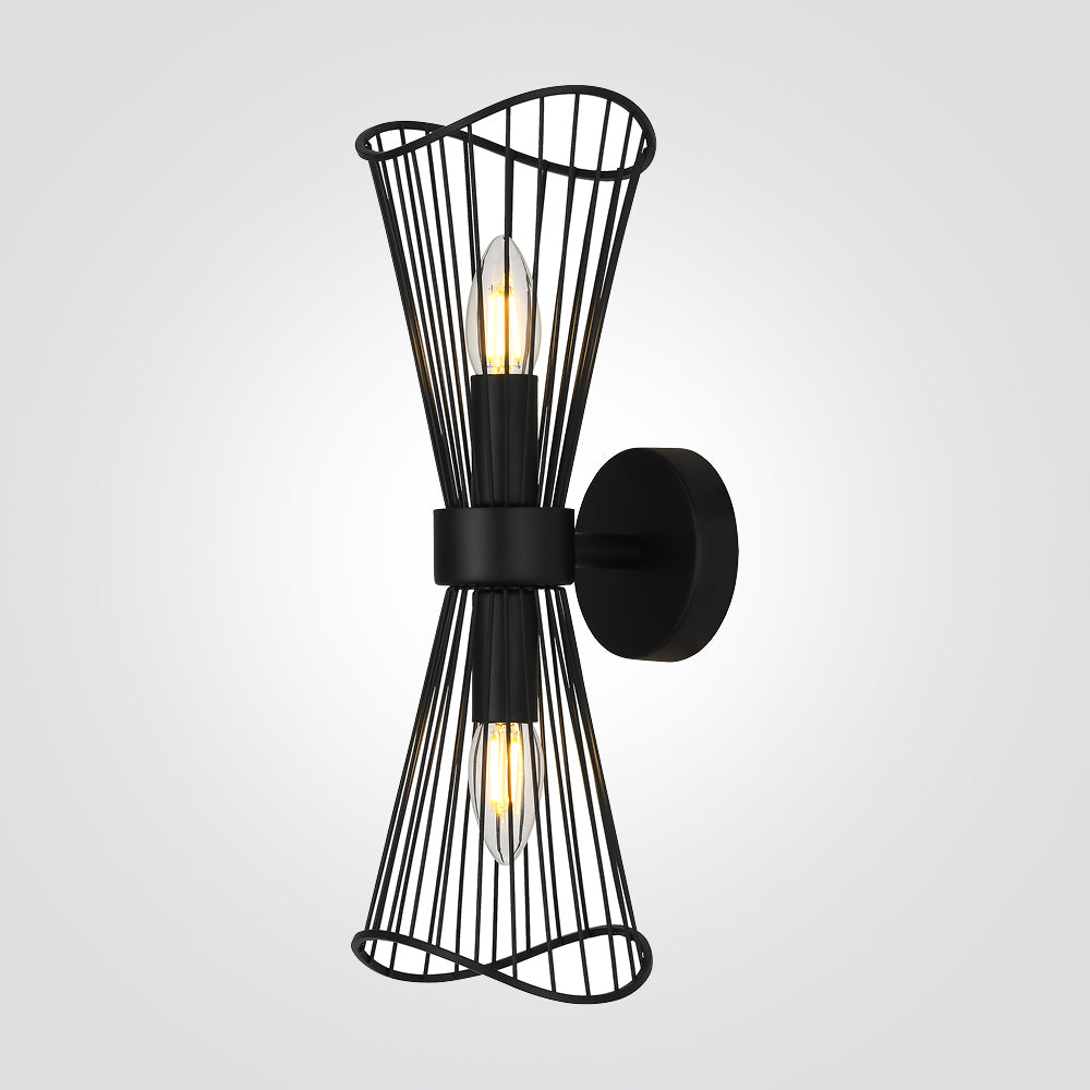 מנורת קיר סיוויק פיילוט זוגי| שחור