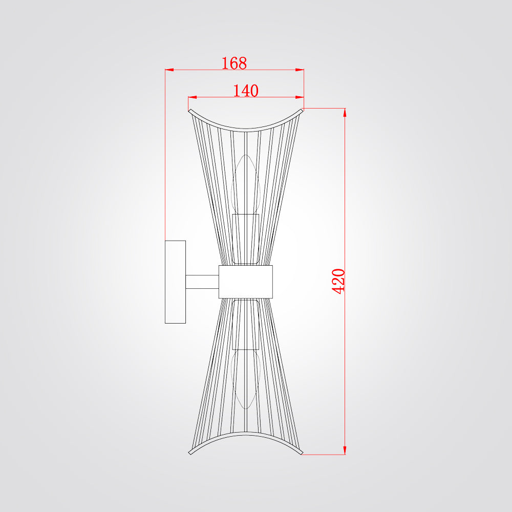 מנורת קיר סיוויק פיילוט זוגי| פליז